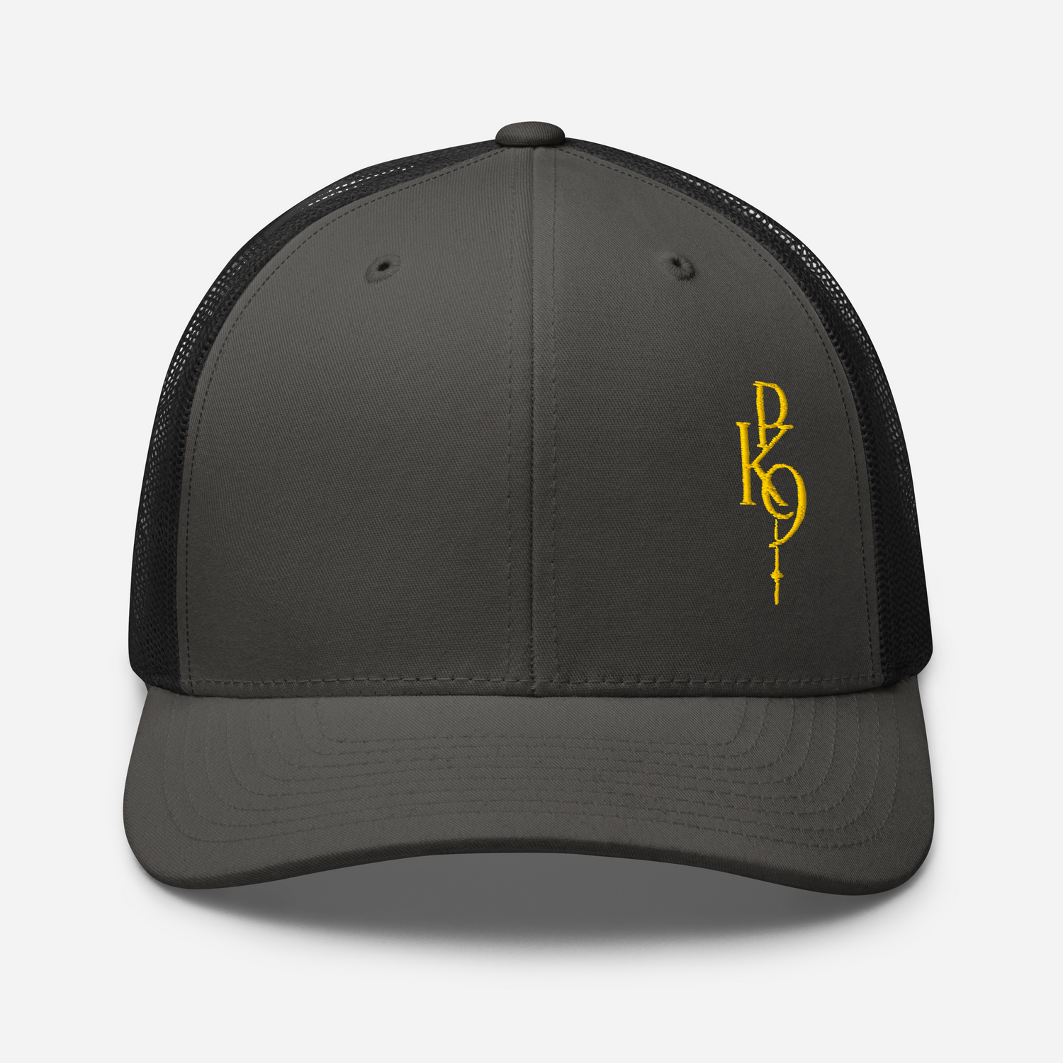 HighRoller Classic Trucker — Charcoal/ Black — Product mockup