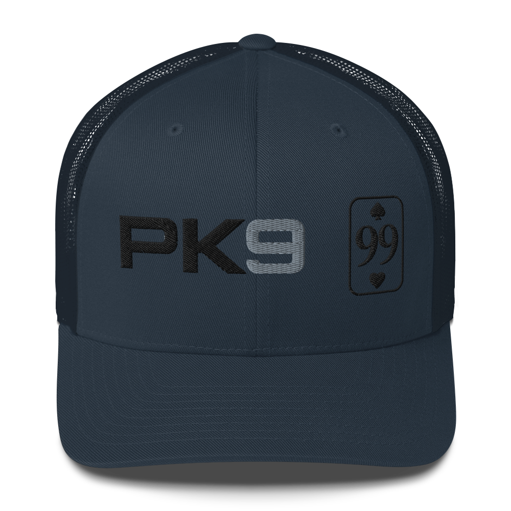 Casquette Trucker Essential — Bleu Marine — vue de face