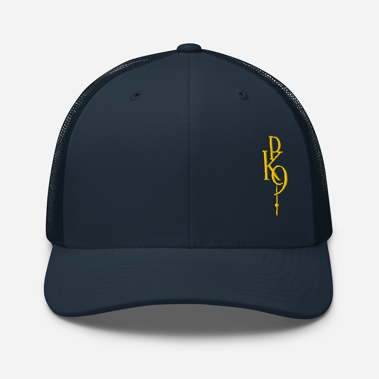 HighRoller Classic Trucker — Bleu Marine — Product mockup