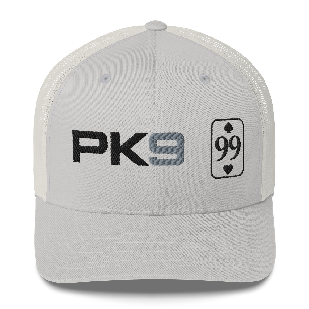 Casquette Trucker Essential — Silver — vue de face