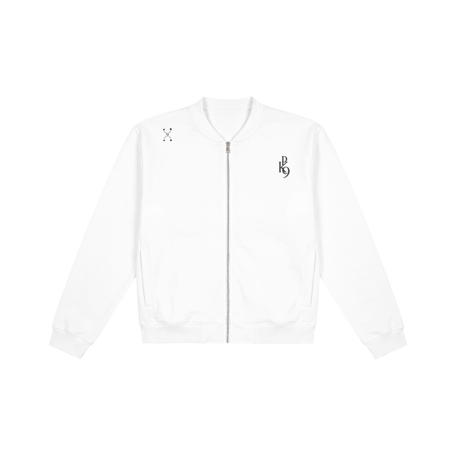 PK9 Gold Club Bomber — White — vue de face