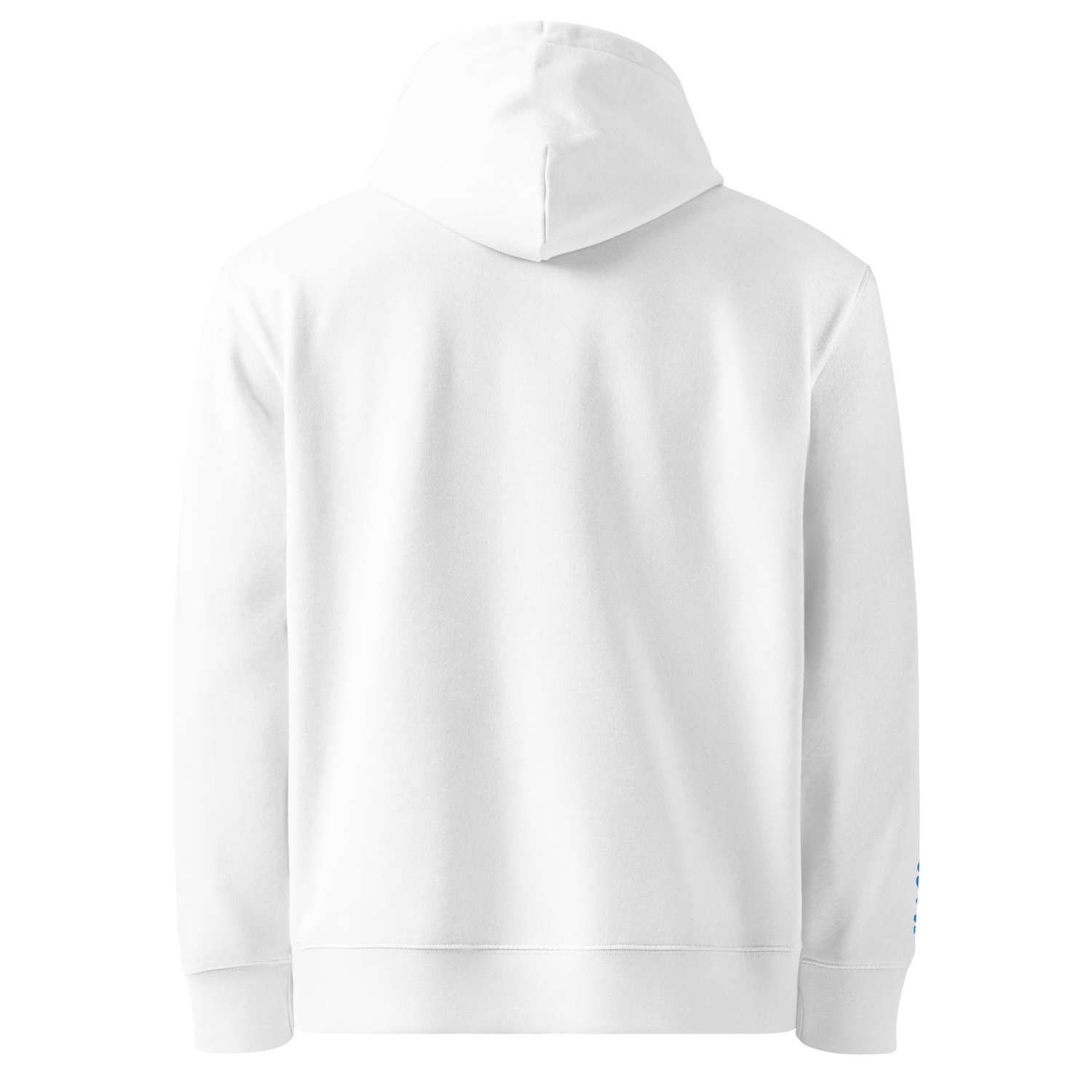 Hoodie Bio Essential — Blanc — vue de dos