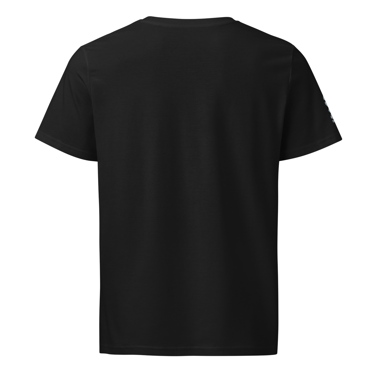 T-shirt Bio Essential Silver Edition — Noir — vue de dos
