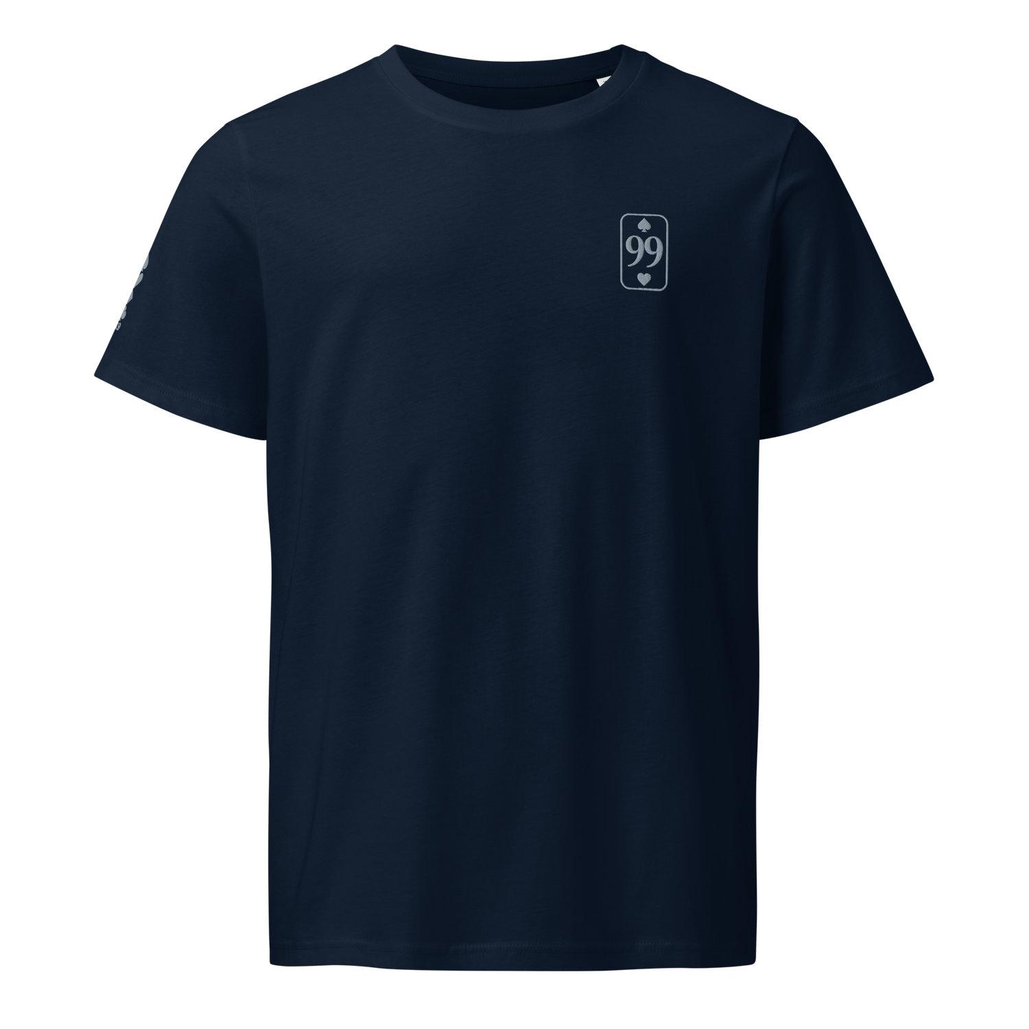 T-shirt Bio Essential Silver Edition — French Navy — vue de face