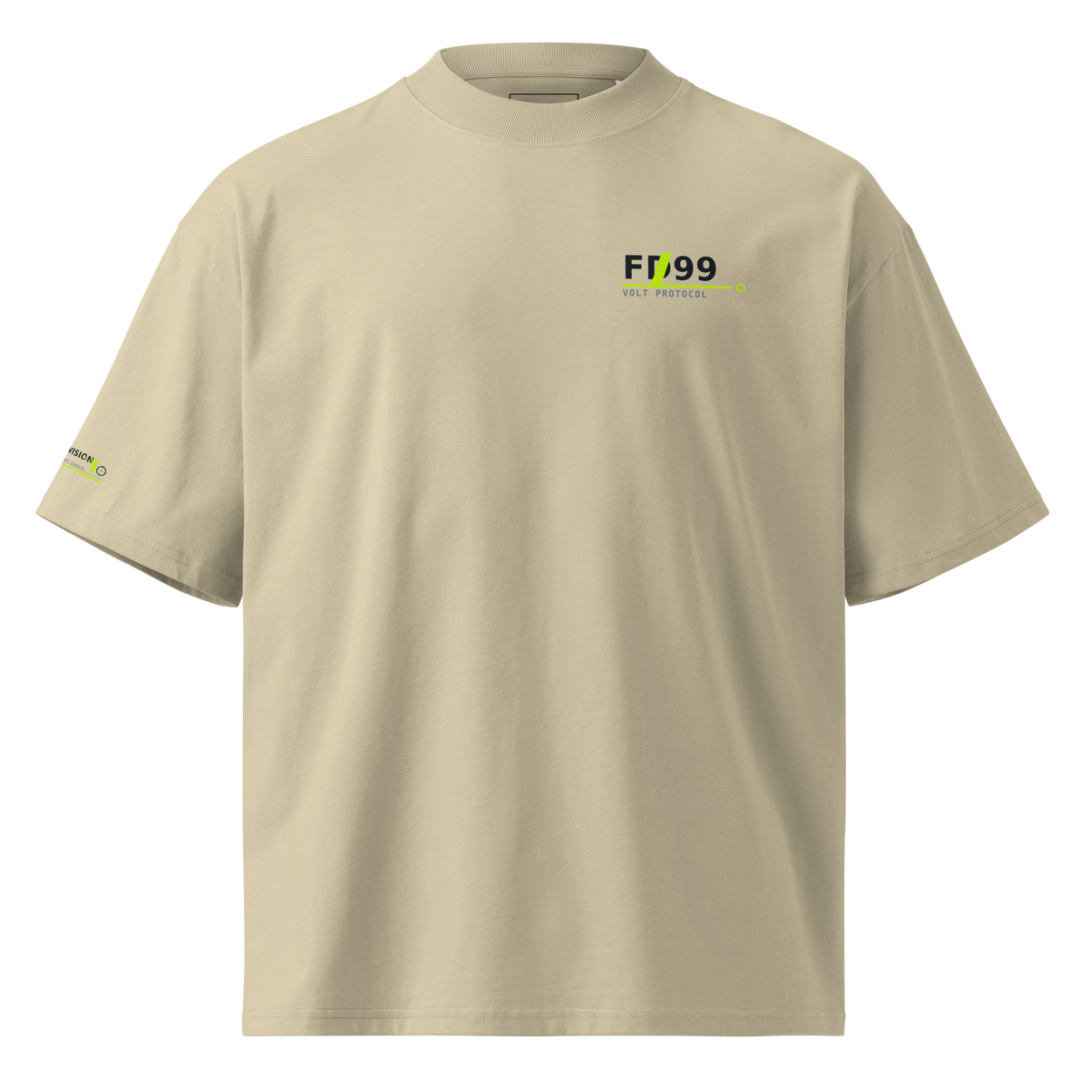 Future Division — HALO-9 Oversize Tee — Pierre — Product mockup