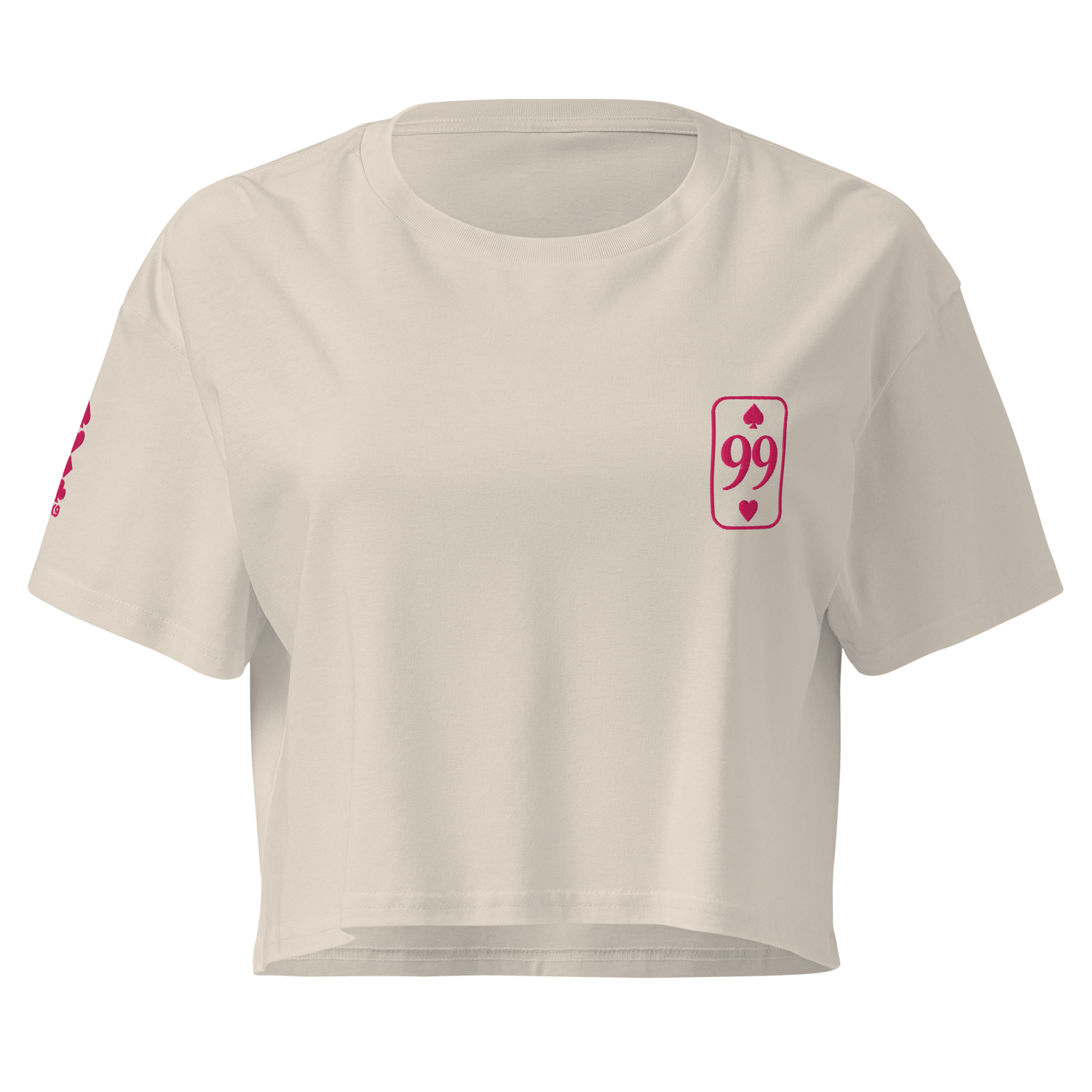 Crop Top Essential — Bone — vue de face