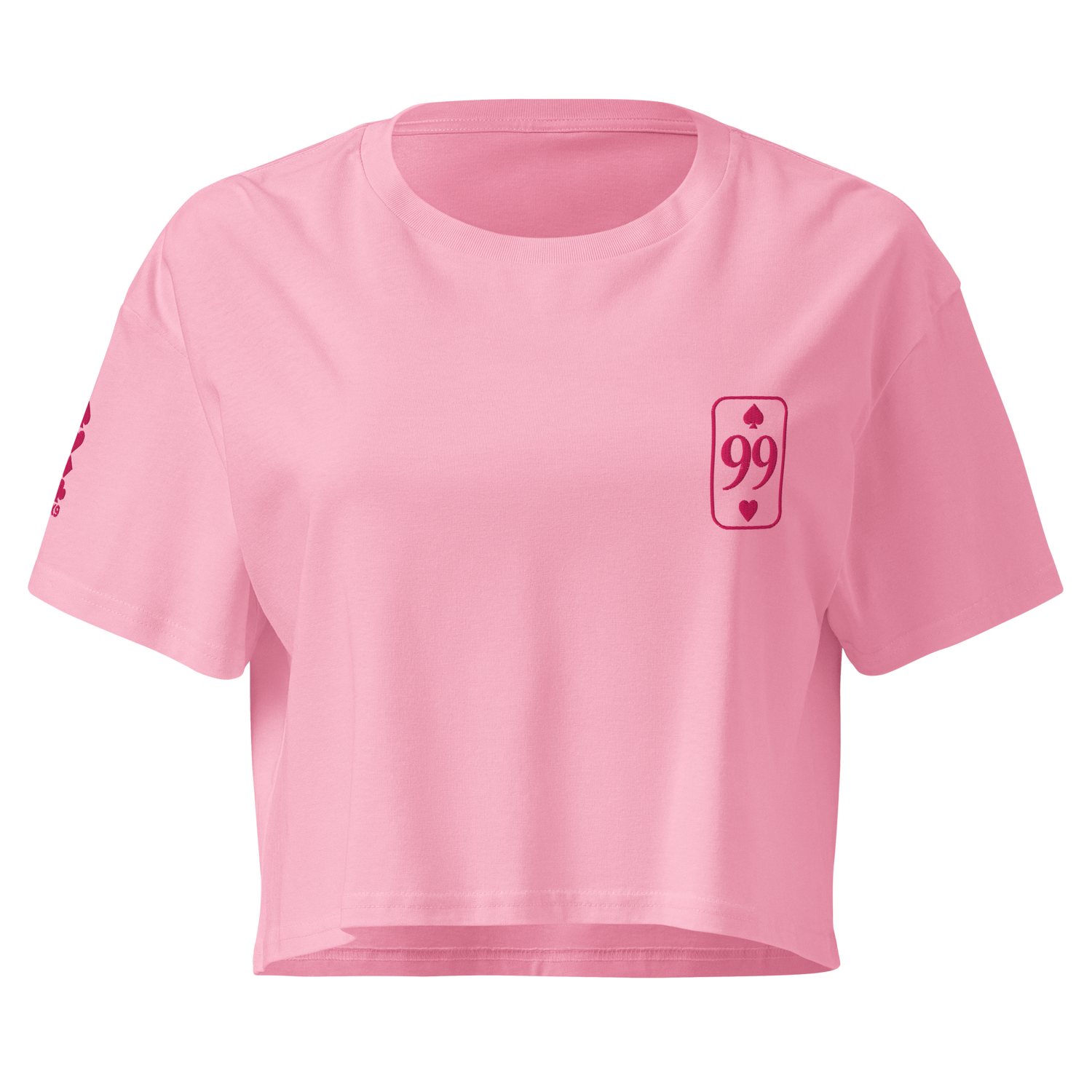 Crop Top Essential — Bubblegum — vue de face