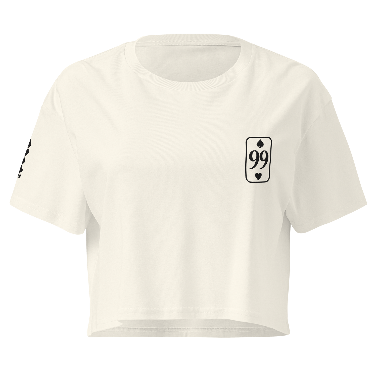Crop Top Essential Black Edition — Natural — vue de face