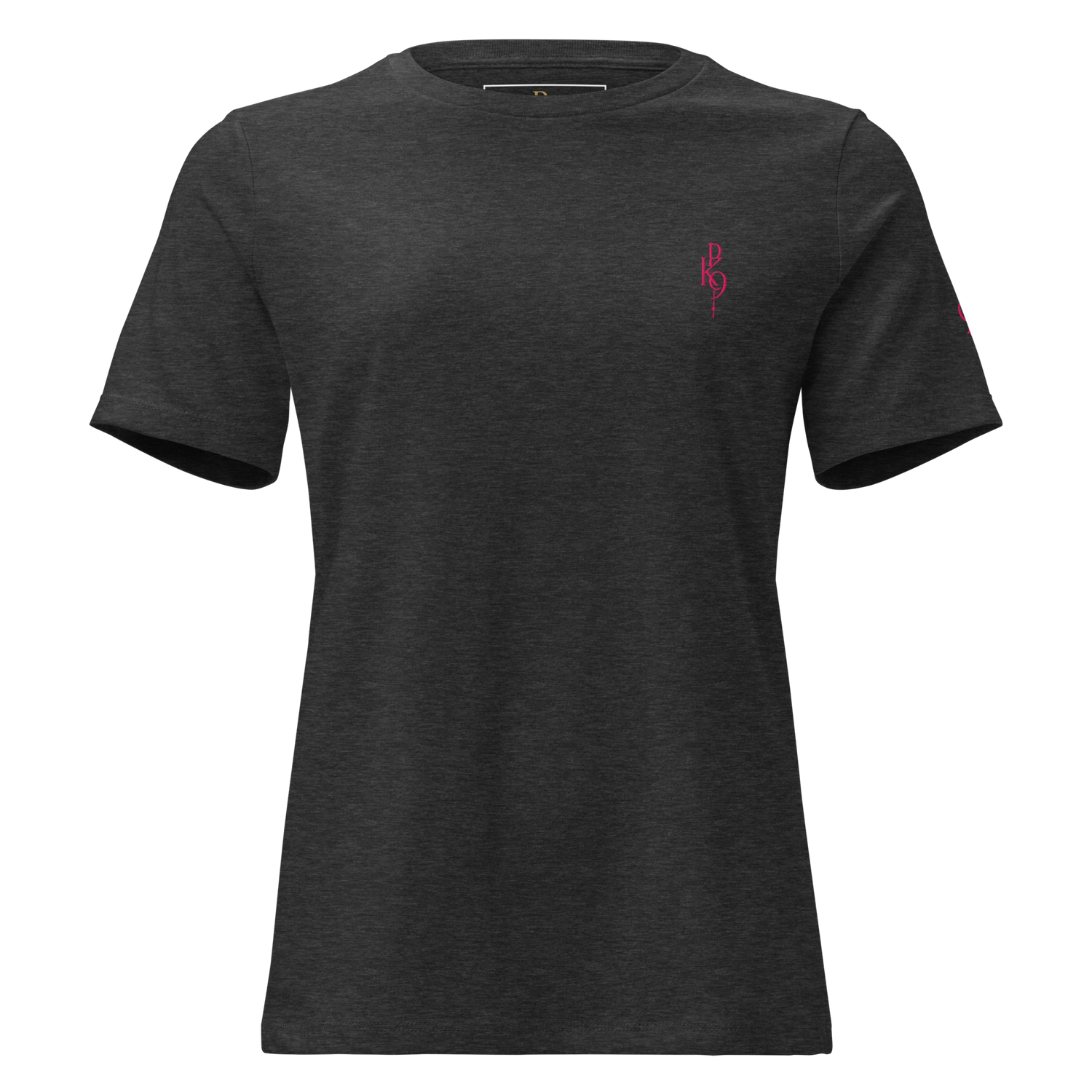 HighRoller Queen Tee — Gris Foncé Chiné — Product mockup