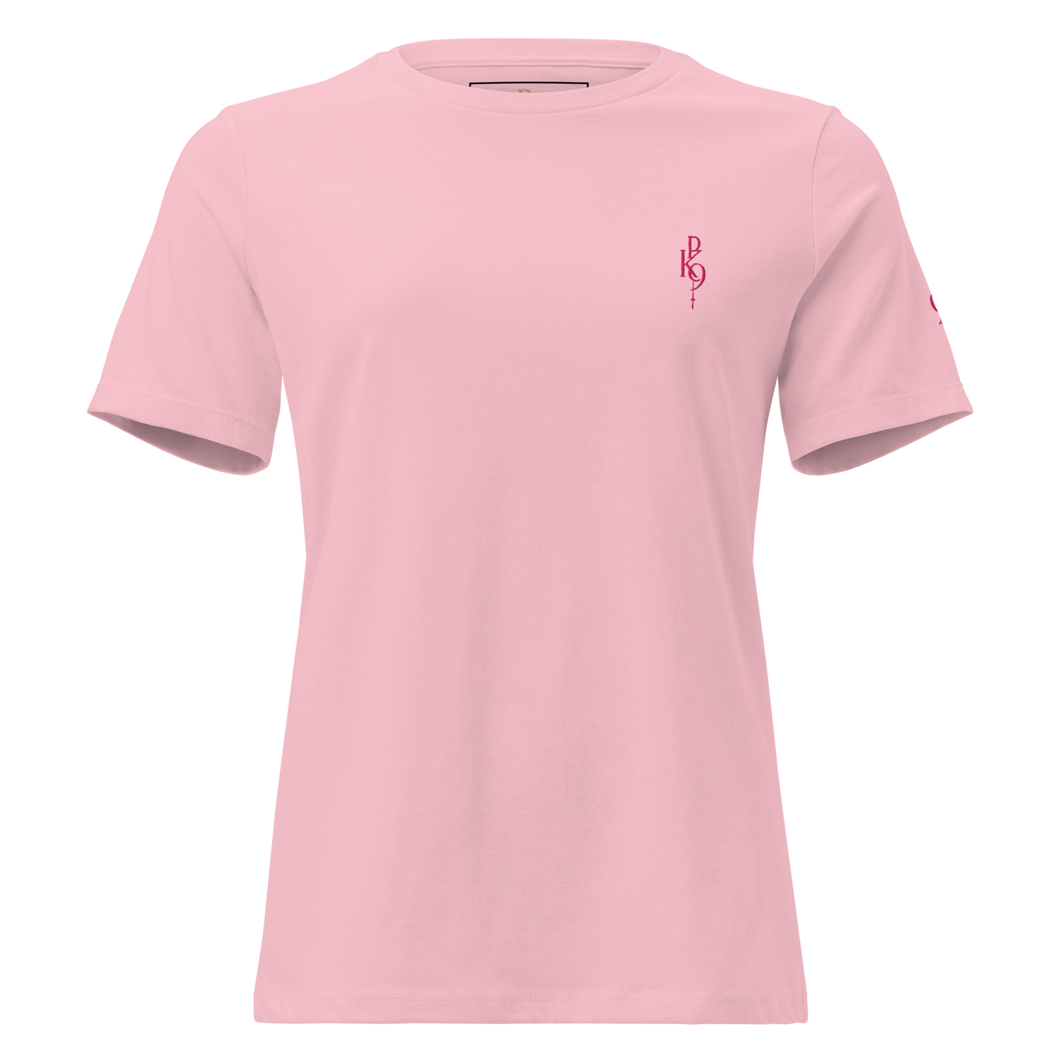 HighRoller Queen Tee — Rose — Product mockup