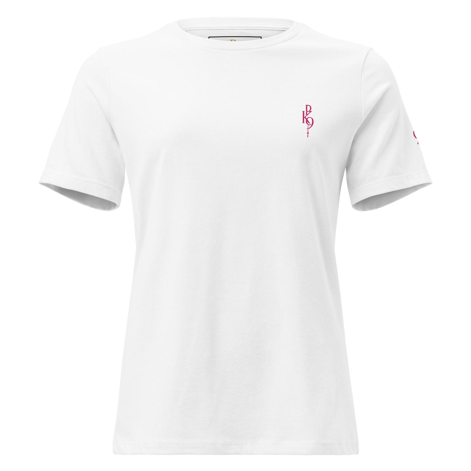 HighRoller Queen Tee — Blanc — Product mockup