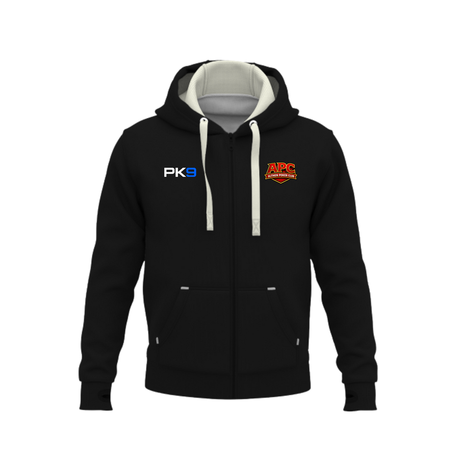 Zipper Deluxe Althen Poker Club noir - vue de face