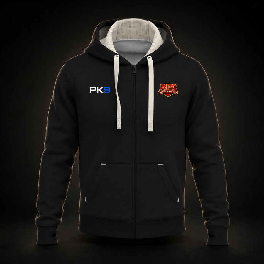 Zipper Deluxe Althen Poker Club noir - vue studio