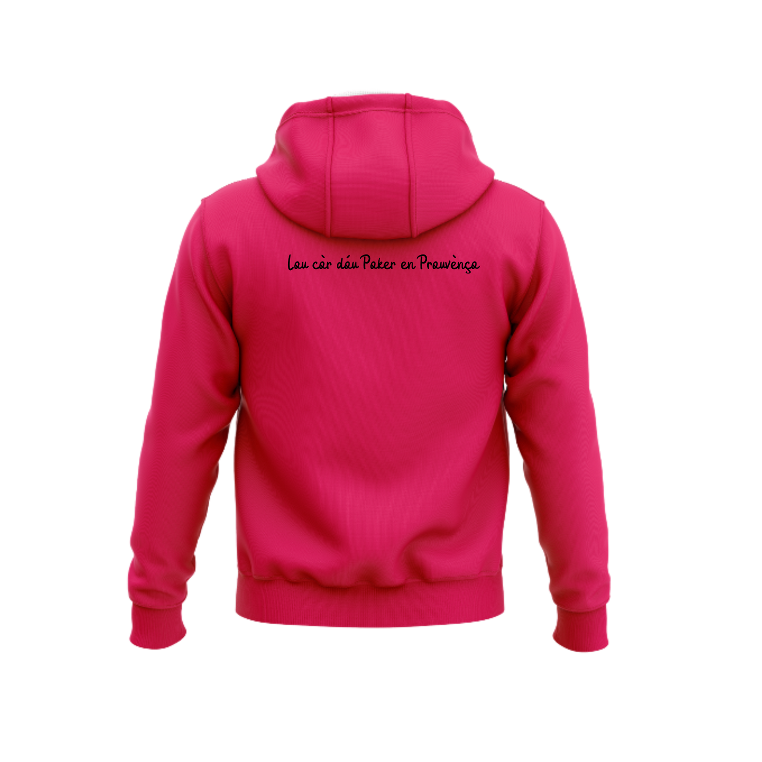 Zipper Deluxe Althen Poker Club rose - vue de dos