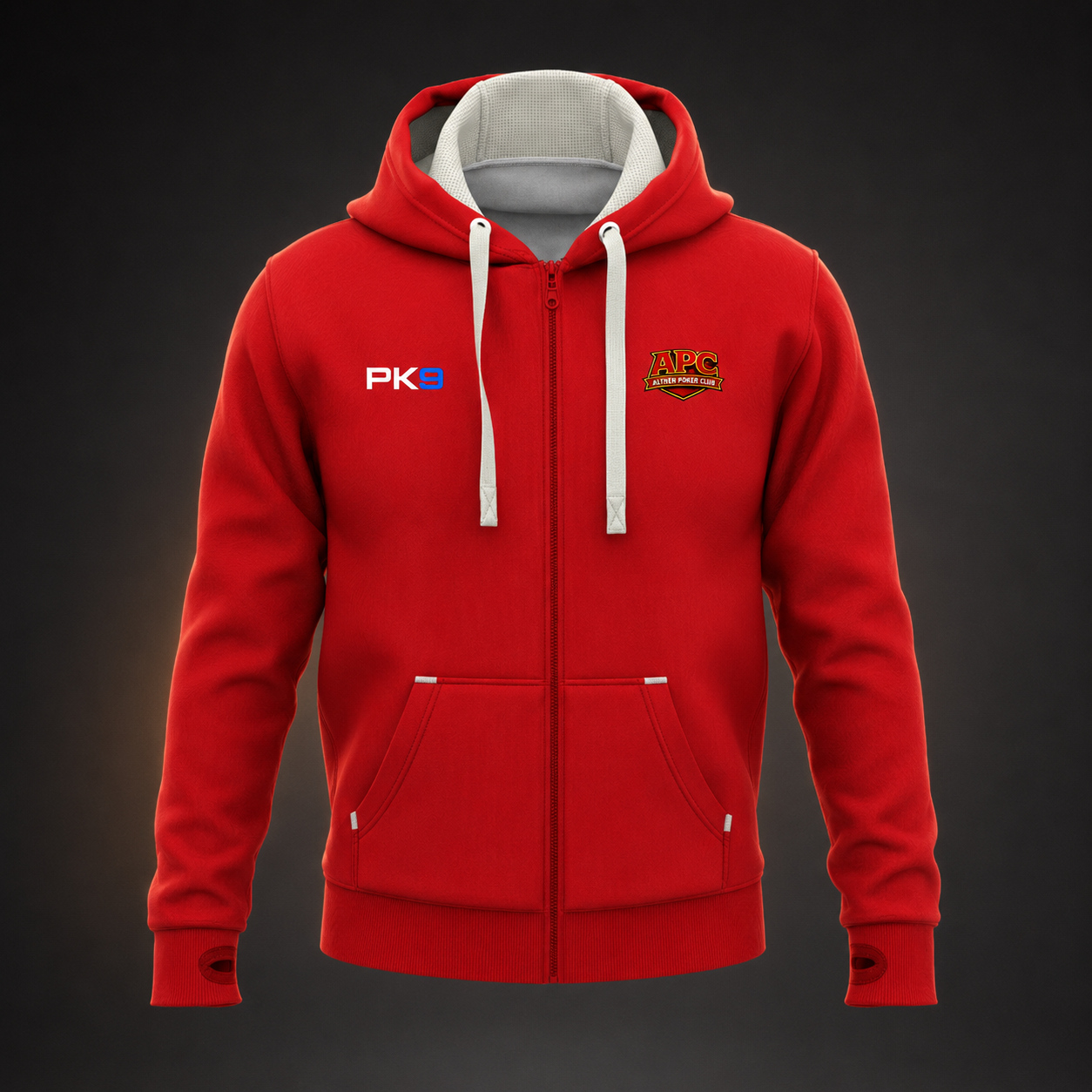 Zipper Deluxe Althen Poker Club rouge - vue studio