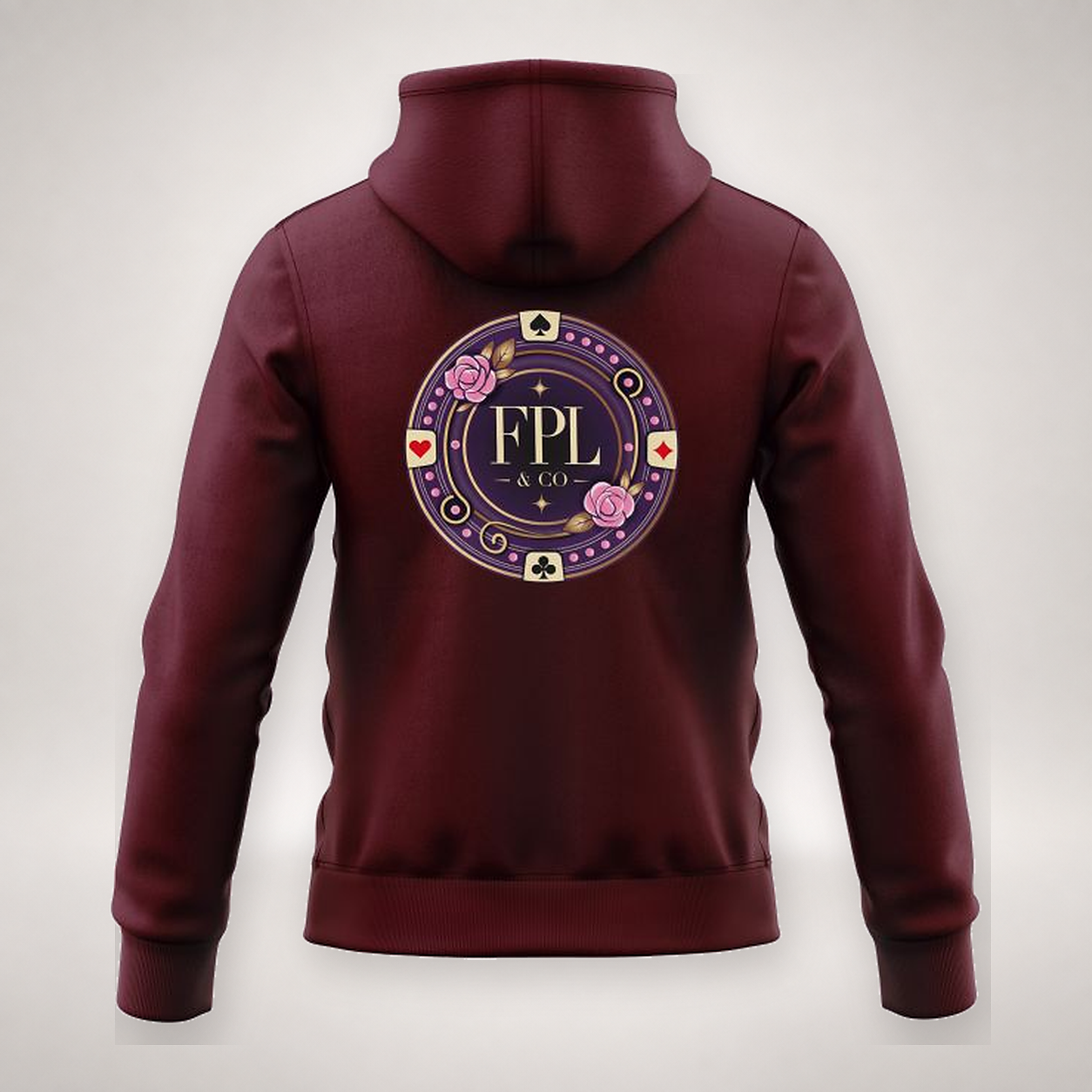 Zipper Deluxe FPL by PK9 — bordeaux dos