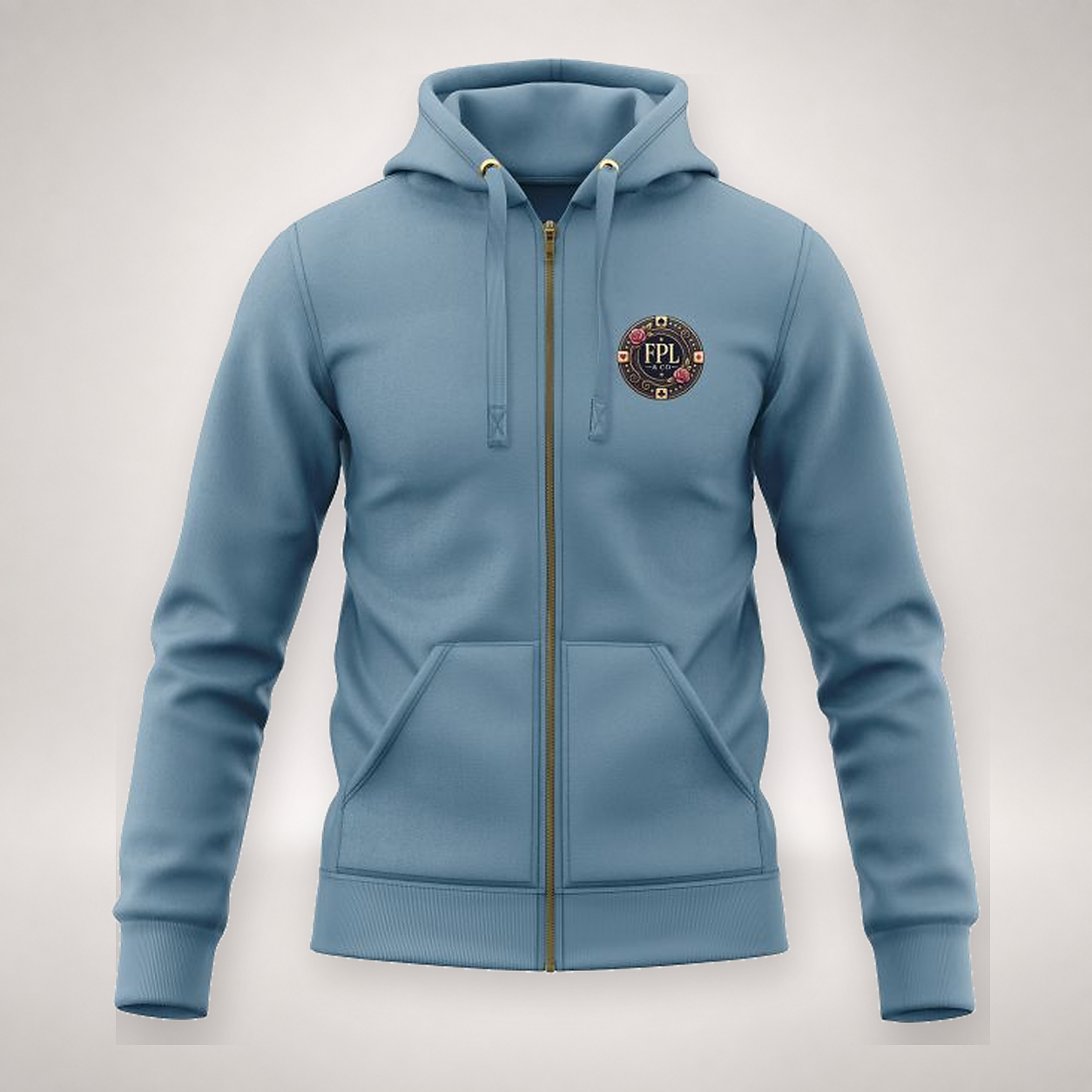 Zipper Deluxe FPL by PK9 — bleu acier face