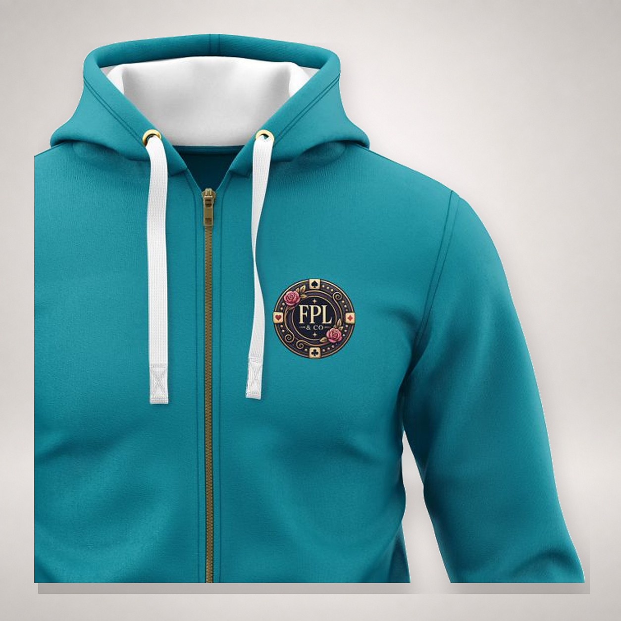 Zipper Deluxe FPL by PK9 — turquoise detail face