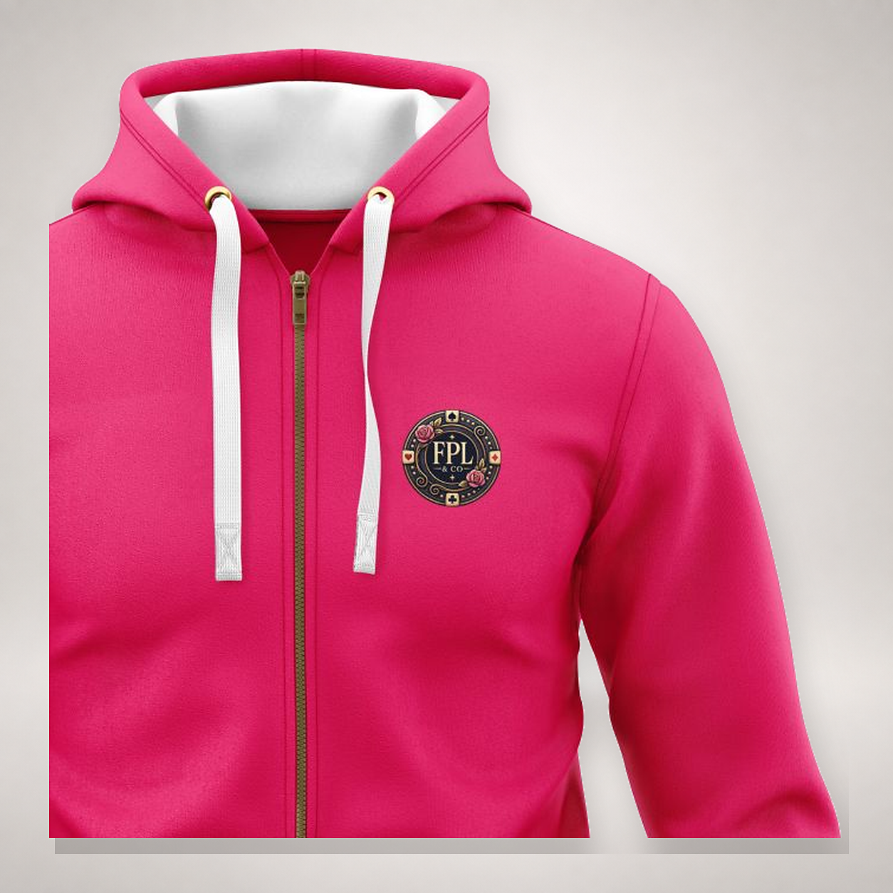 Zipper Deluxe FPL by PK9 — rose vif detail face