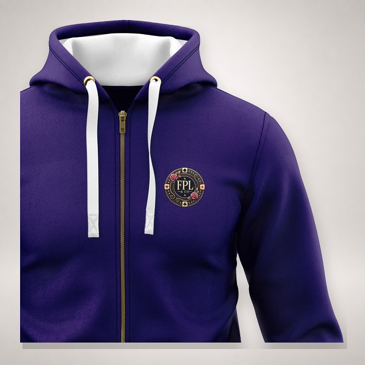 Zipper Deluxe FPL by PK9 — violet detail face