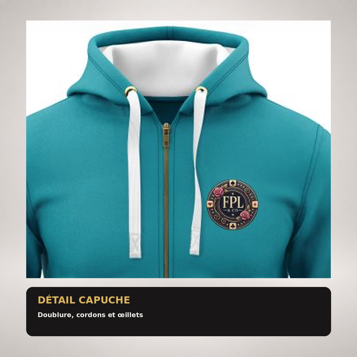 Zipper Deluxe FPL by PK9 — deluxe detail capuche