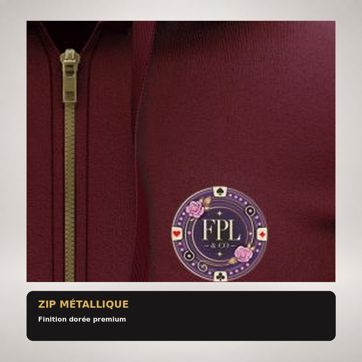 Zipper Deluxe FPL by PK9 — deluxe detail zip